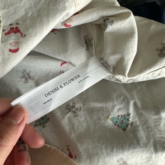 Denim And Flower Men’s Short Sleeve Button Down Curved Hem Shirt Size S - Picture 6 of 10